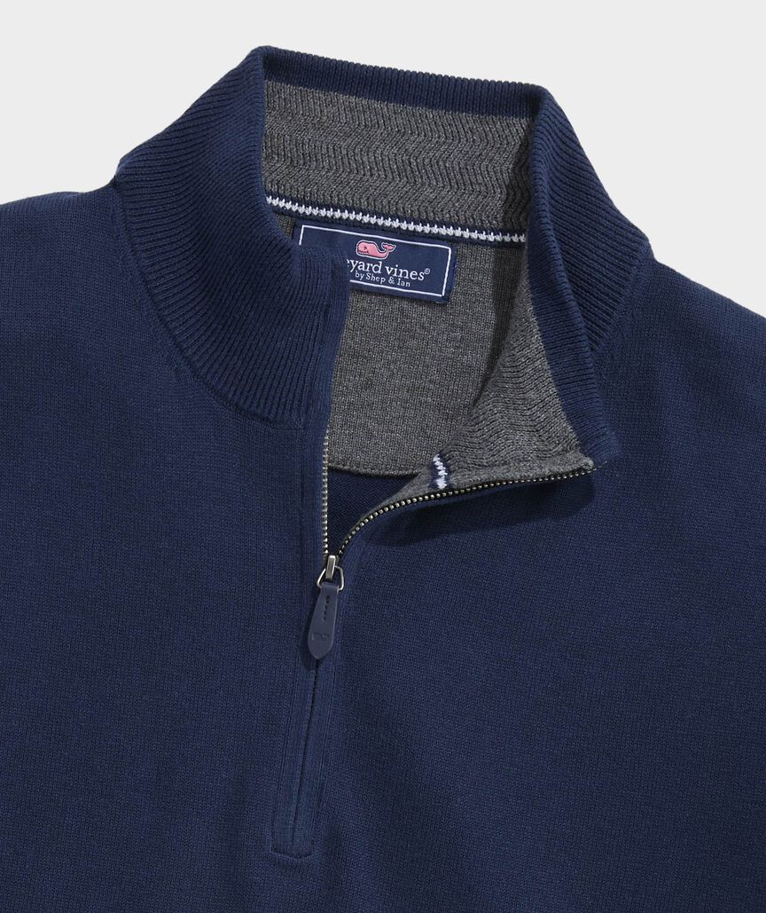 Tipped Boathouse Quarter Zip