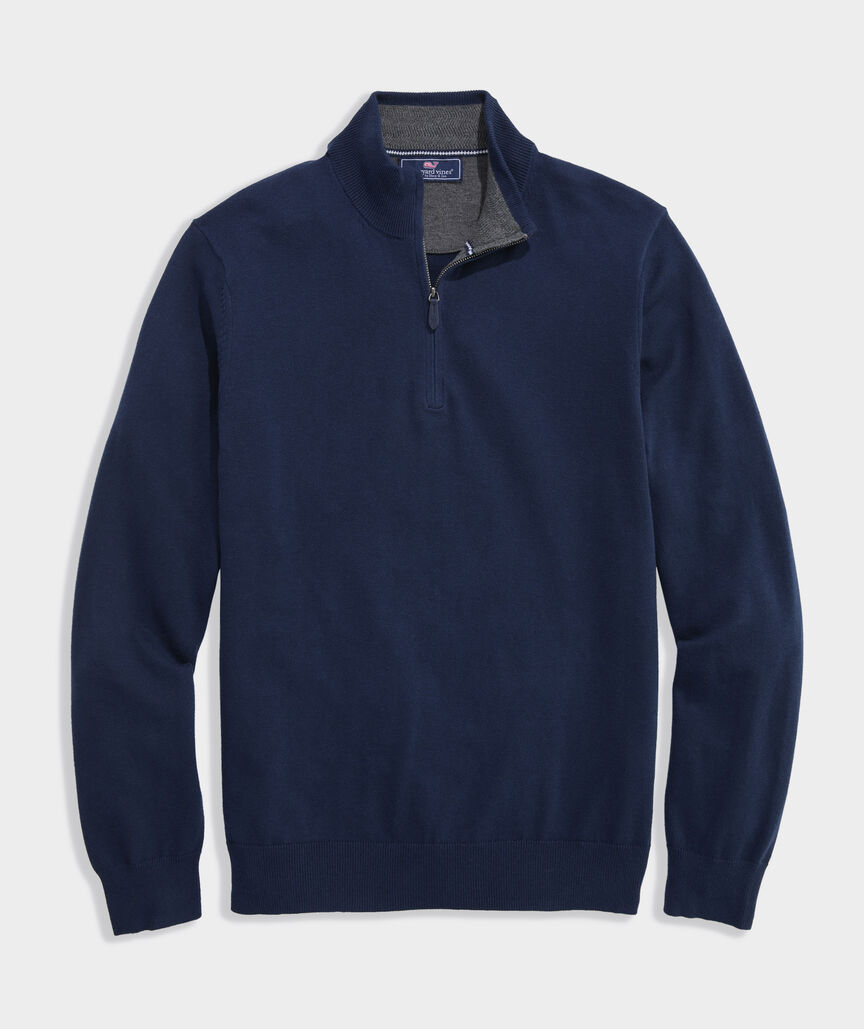 Tipped Boathouse Quarter Zip
