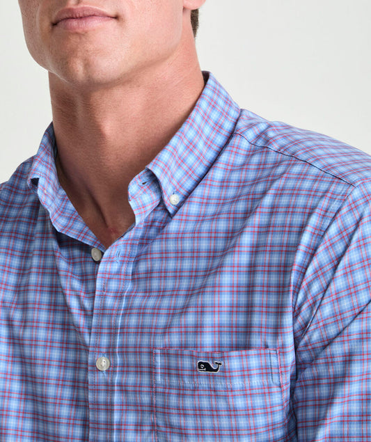 Cobia Check Featherweight Performance Shirt