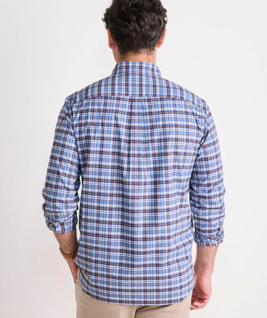 Faraway Plaid Performance Cotton Shirt