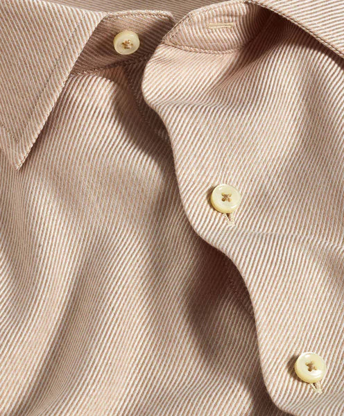 Oatmeal Cotton-Cashmere Sport Shirt