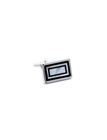 Black Onyx & Mother of Pearl Cufflinks