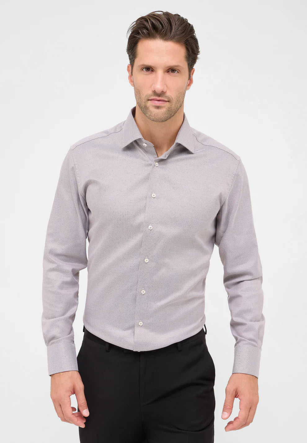 Structured Modern Fit Twill with Tape Front