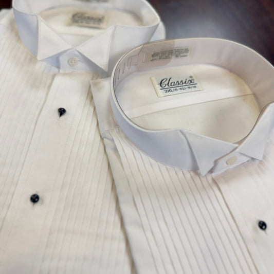Classix Pleated Tuxedo Shirt