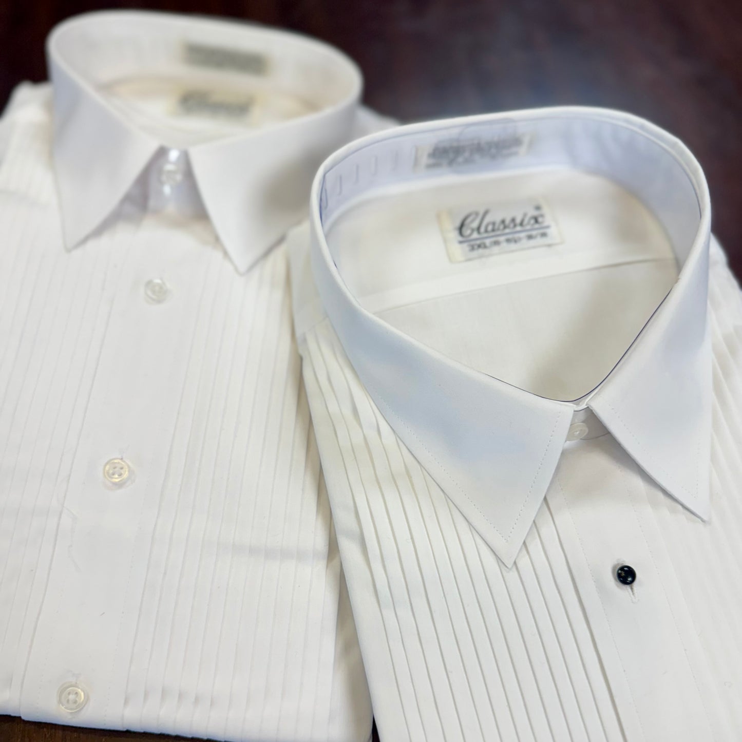 Classix Pleated Tuxedo Shirt