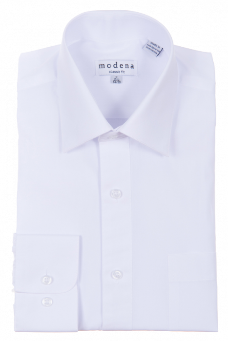 modena classic fit dress shirts Modena Men's Classic Fit Long Sleeve Burgundy Dress Shirt M300CLOR 18.5 34/35 / Burgundy