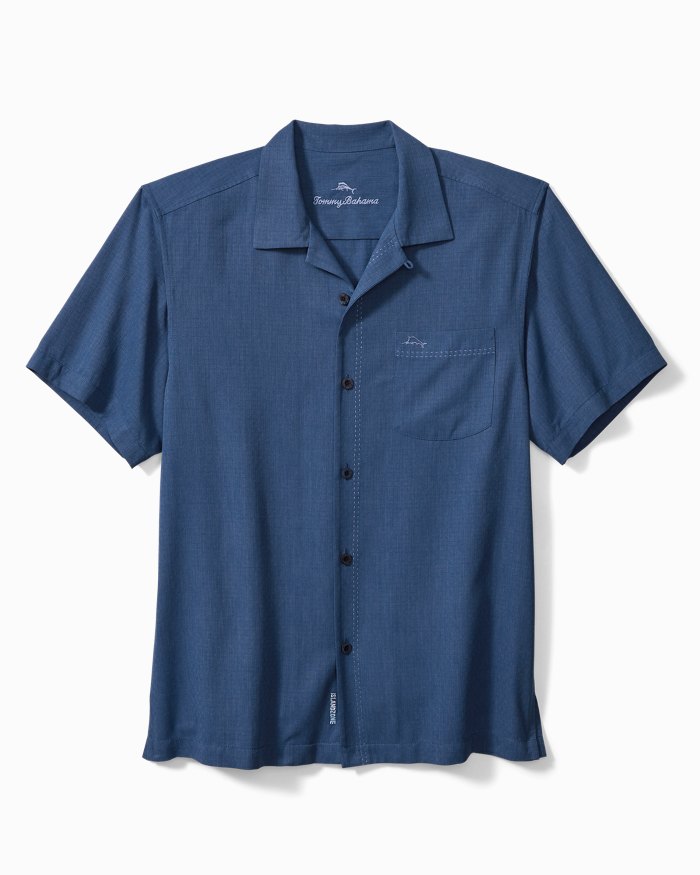 Coastal Breeze Check IslandZone Camp Shirt