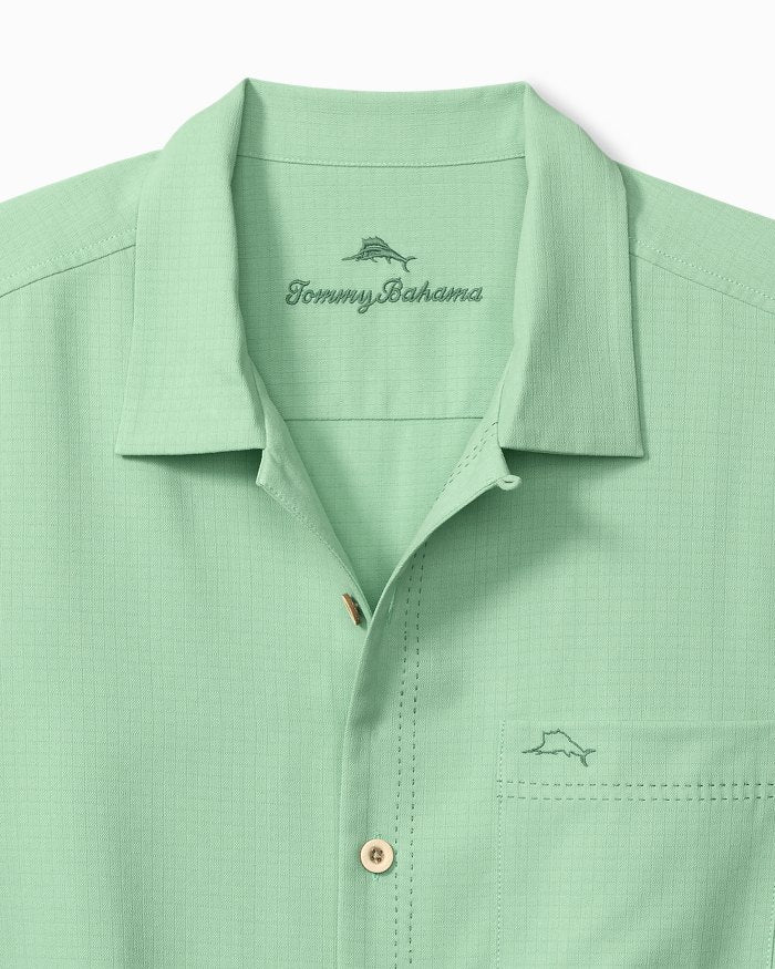 Coastal Breeze Check IslandZone Camp Shirt