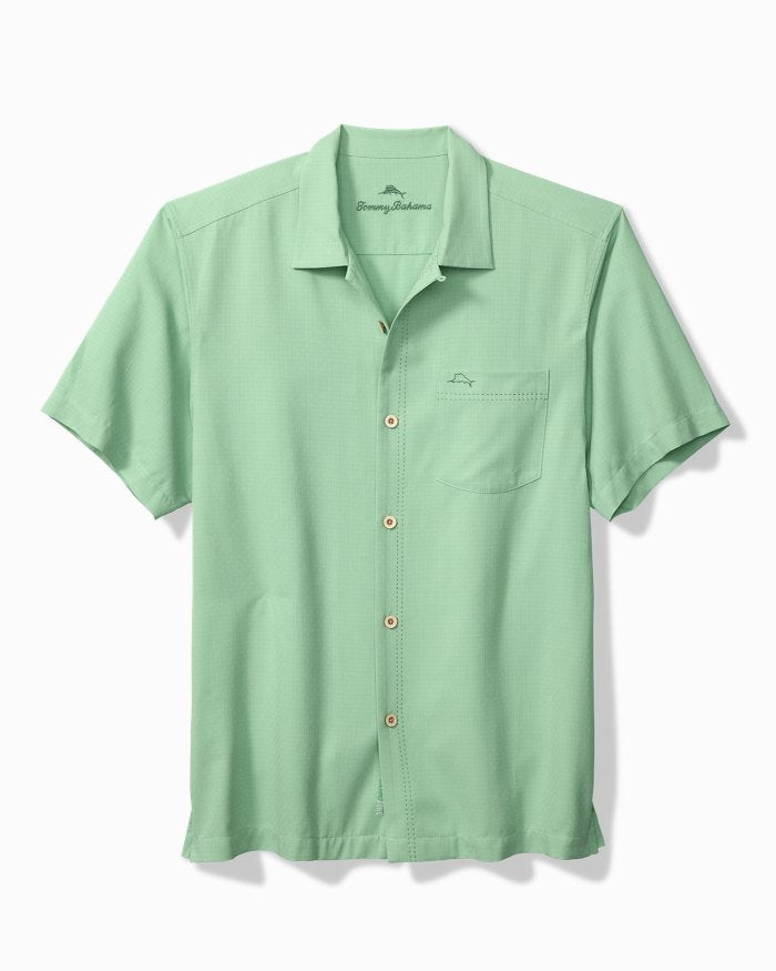 Coastal Breeze Check IslandZone Camp Shirt