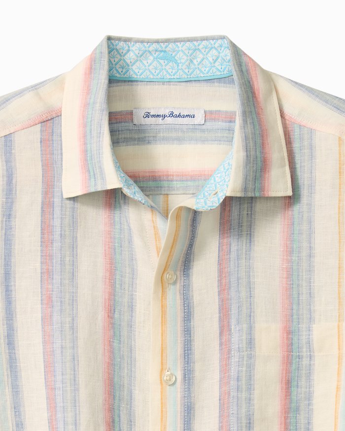 Las Mantas Stripe Linen Shirt