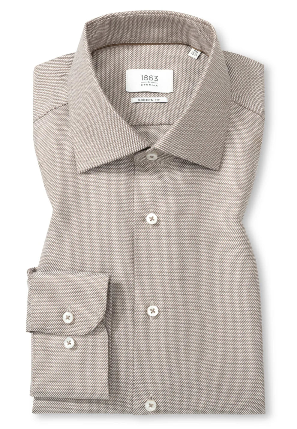 Structured Modern Fit Twill with Tape Front