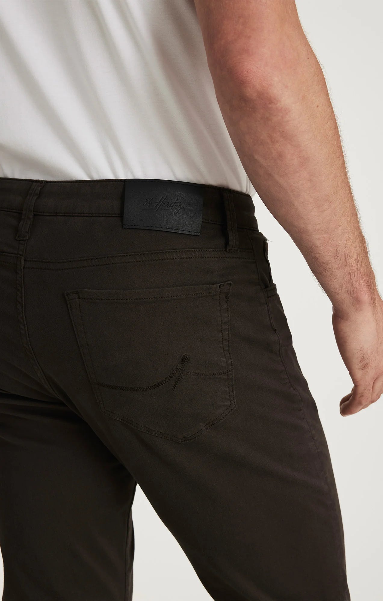 Courage Straight Leg Pants in Brunette Twill