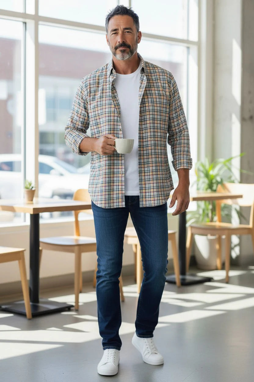 Canclini Compact Twill Plaid