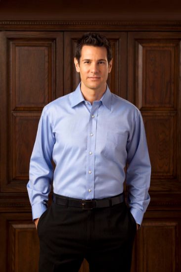 forsyth of canada dress shirts Forsyth of Canada Cornflower Tailored Fit Non-Iron Royal Oxford Dress Shirt