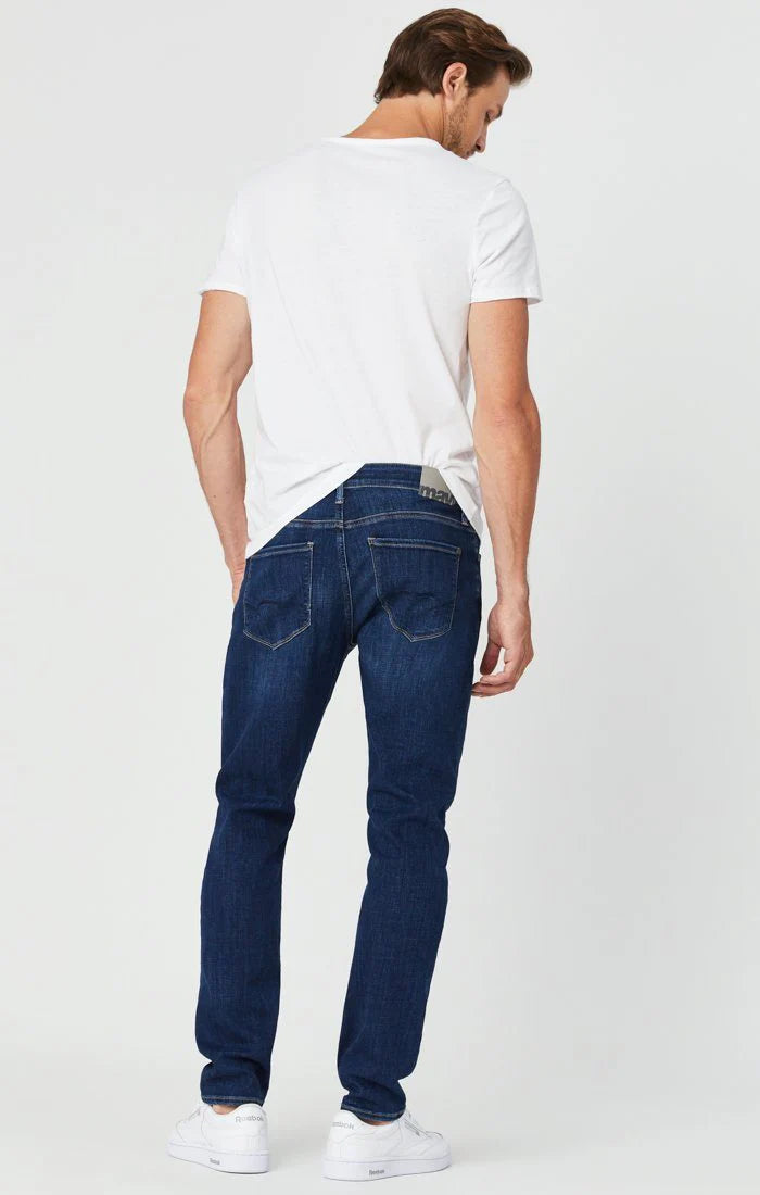 Zach Straight Leg Jeans - Dark Feather Blue