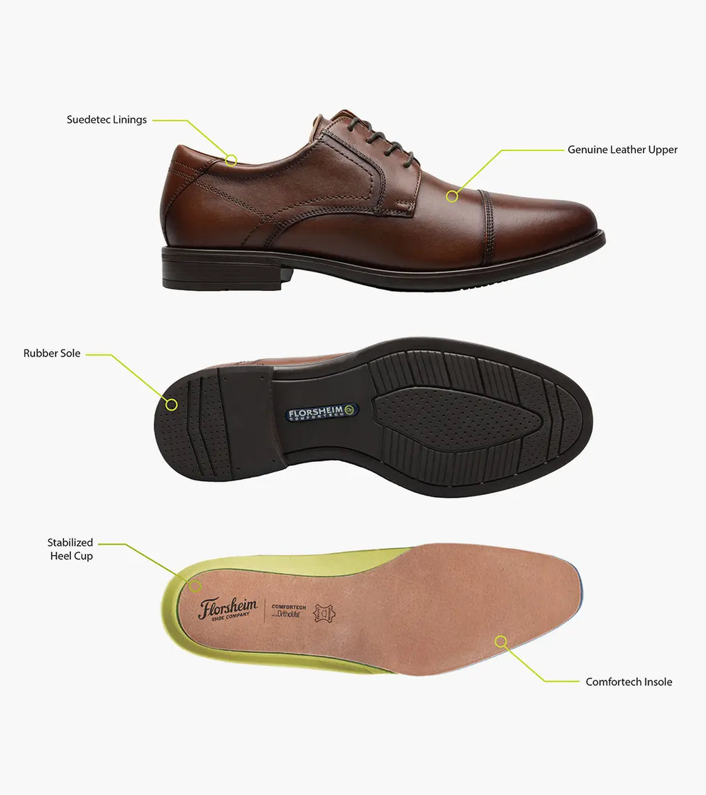 Midtown Cap Toe Oxford