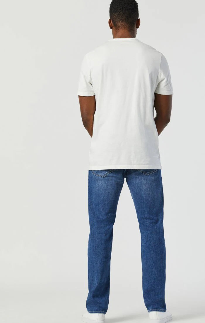 Marcus Slim Straight Leg Jeans - Mid Foggy Feather Blue