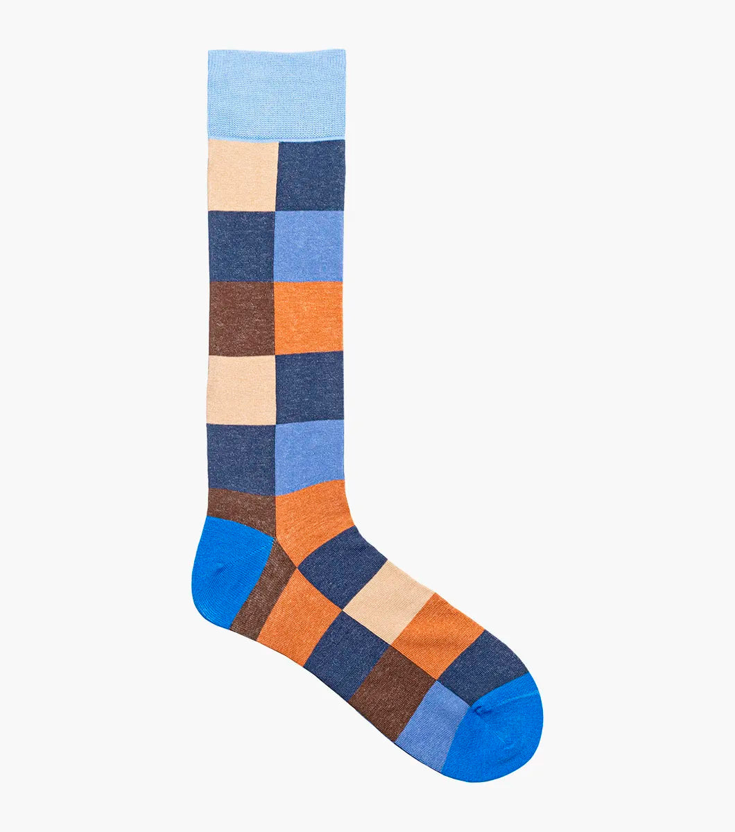 Oversized Checks Dress Socks