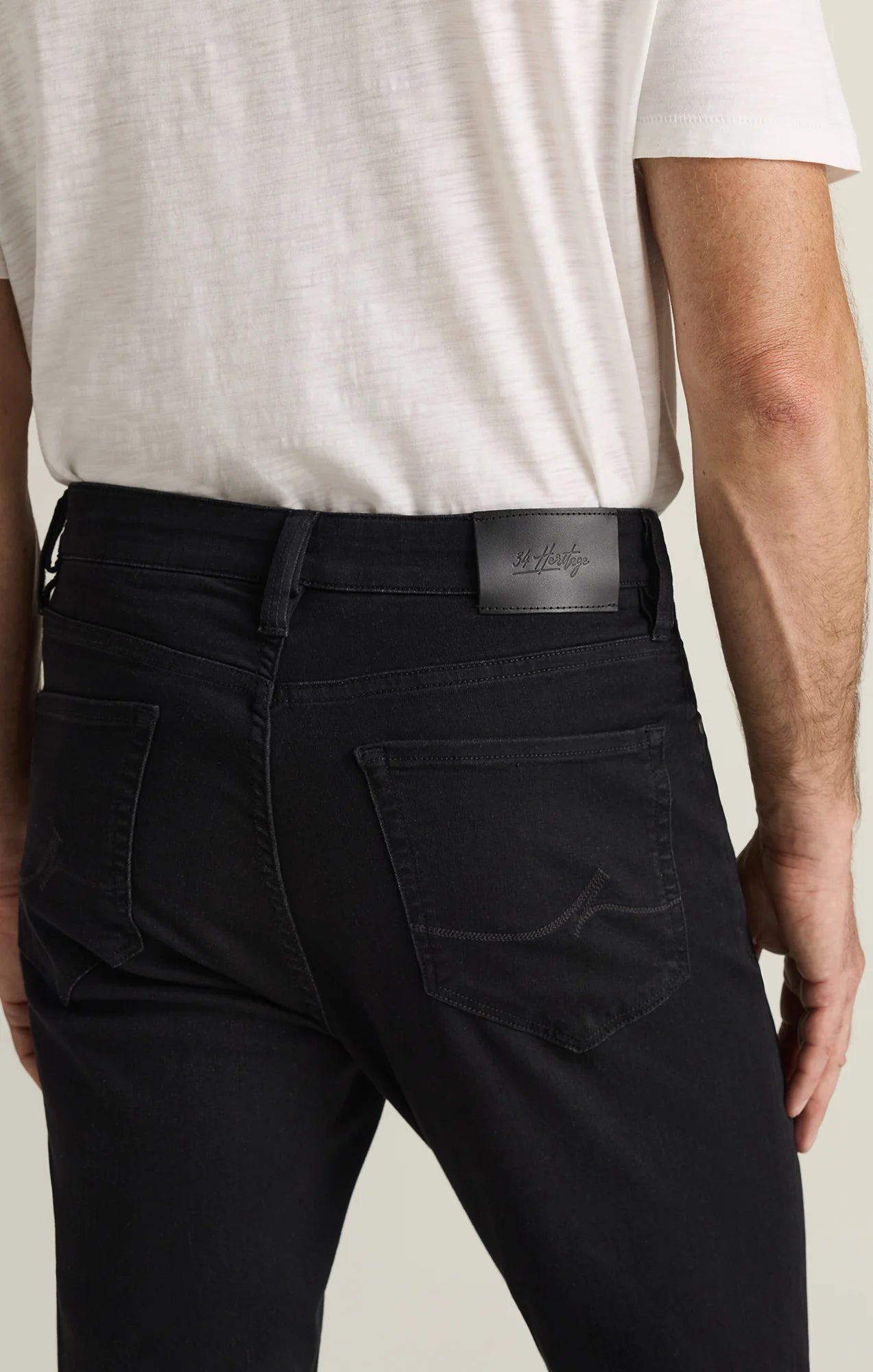 Charisma Relaxed Straight Jeans in Smoke Organic Ultra