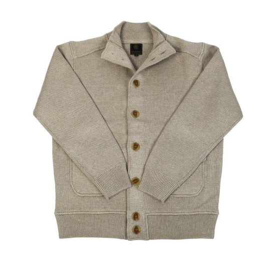 Button Mock Cardigan