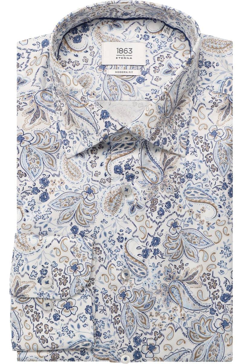 Paisley Print Twill Modern Fit Dress Shirt