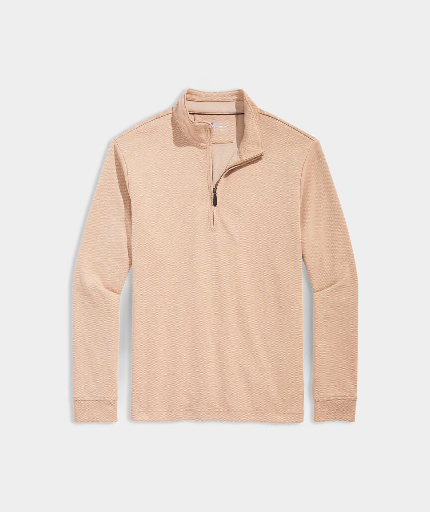 Herringbone Bluffs Performance Quarter Zip