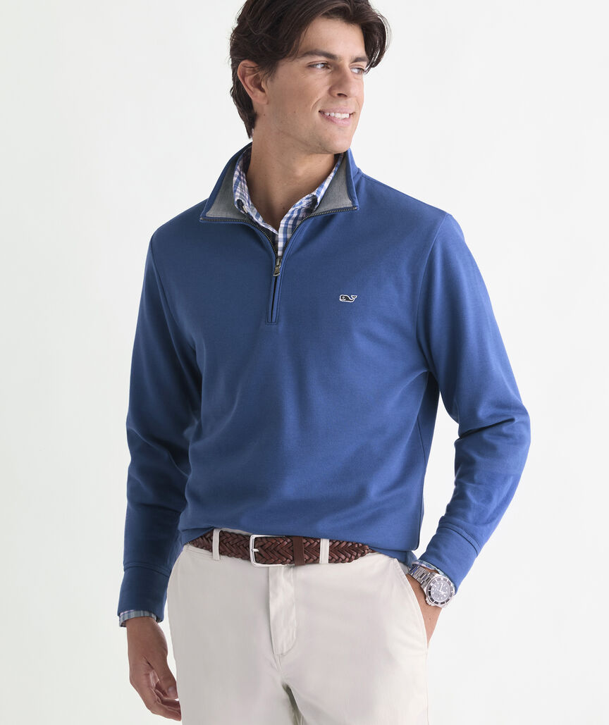 Solid Saltwater Quarter Zip
