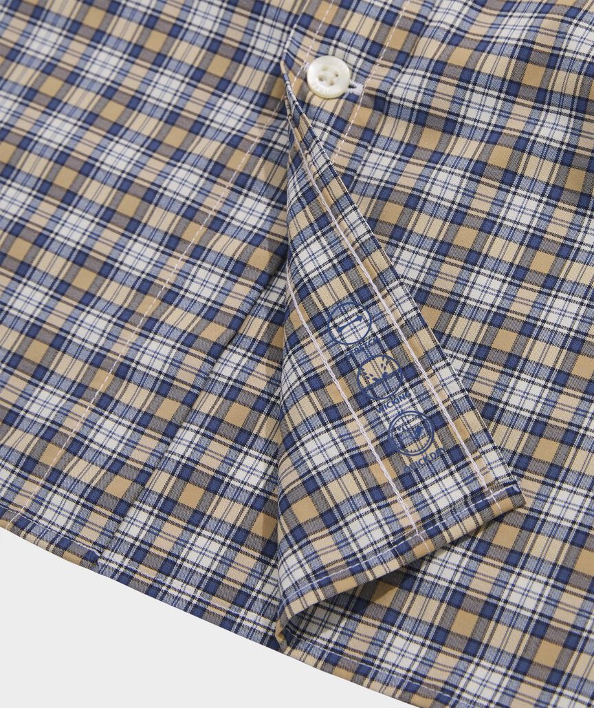 Plaid On-The-Go Nylon Shirt