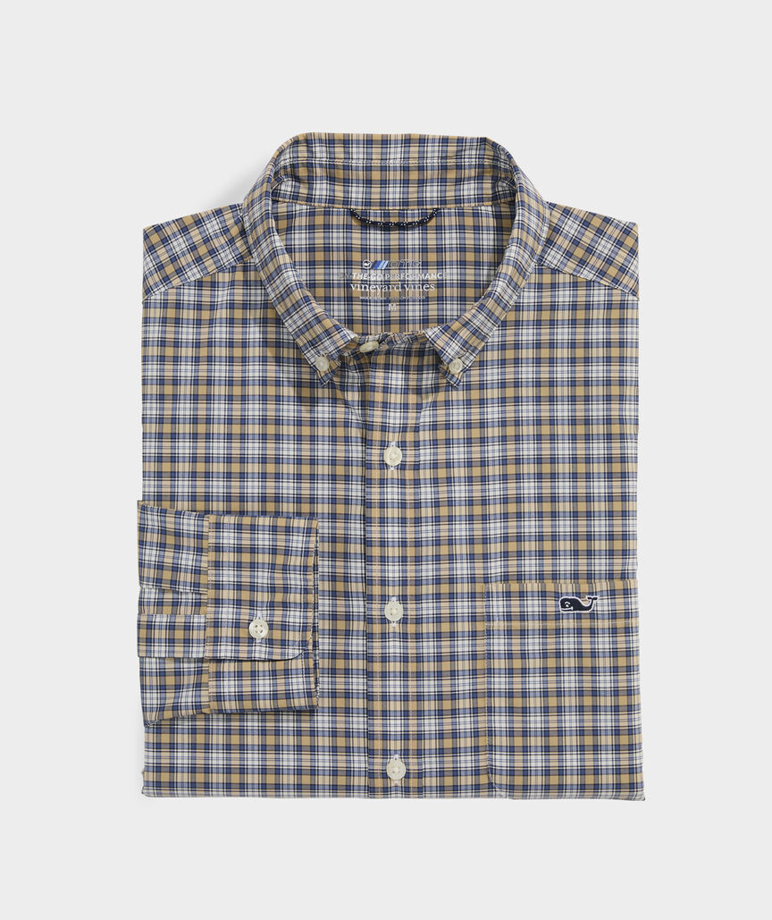 Plaid On-The-Go Nylon Shirt