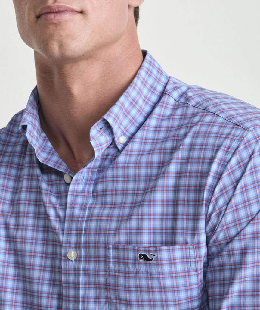 Cobia Check Featherweight Performance Shirt
