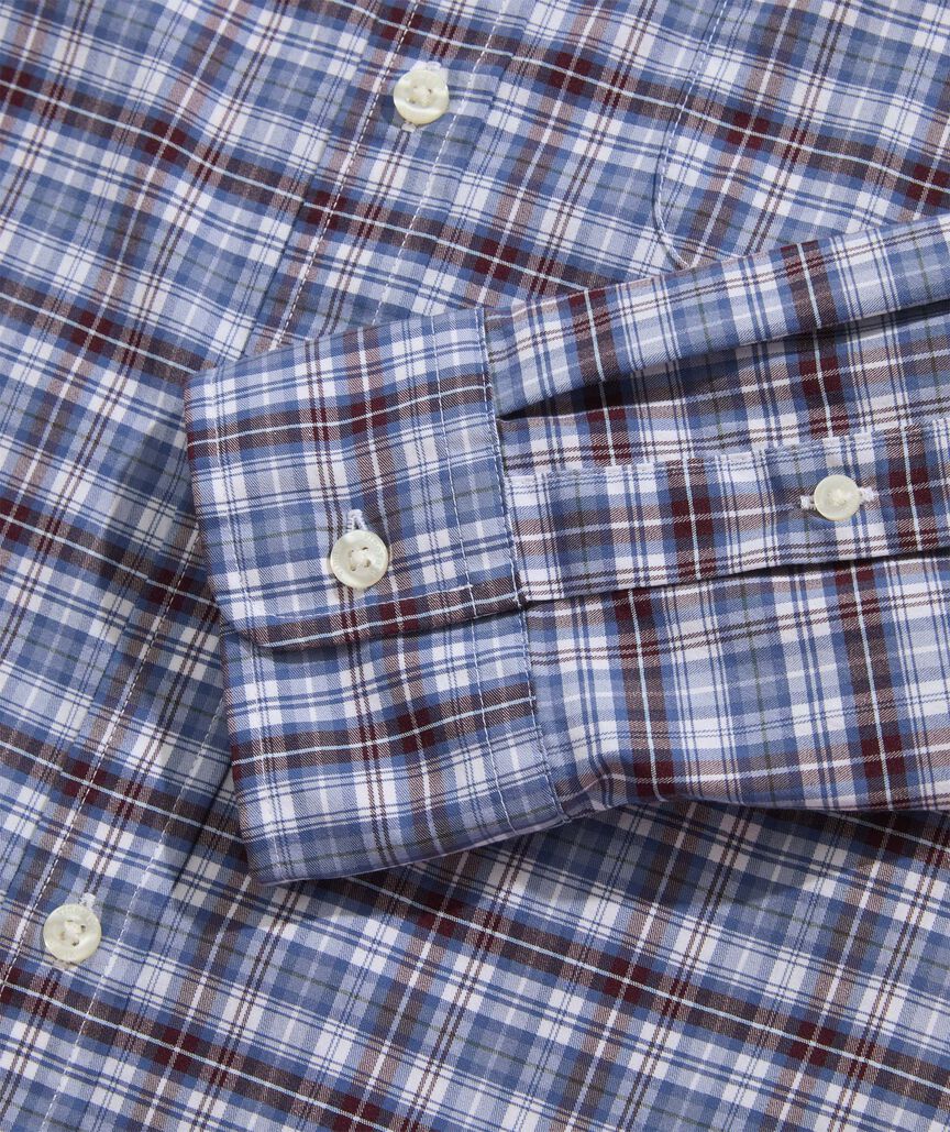 Faraway Plaid Performance Cotton Shirt