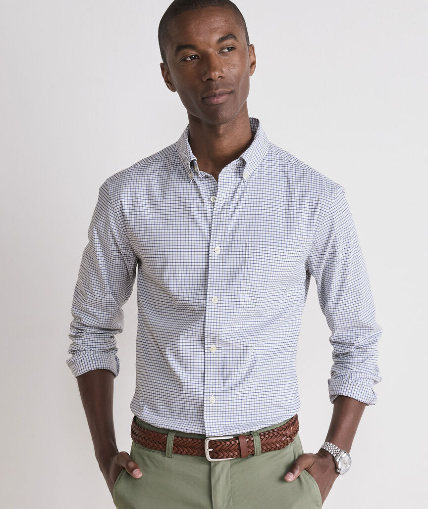 Wauwinet Tattersall Performance Cotton Shirt