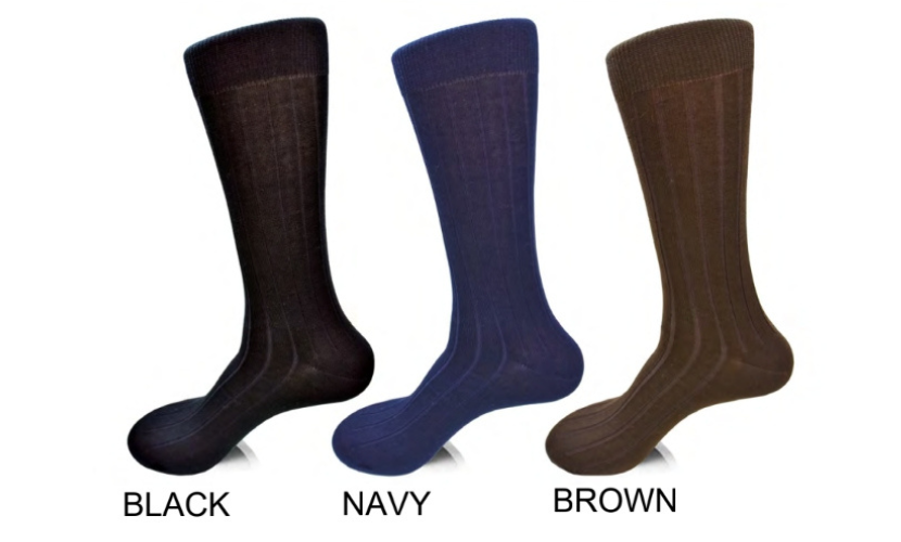 Vannucci Couture Ribbed Sock