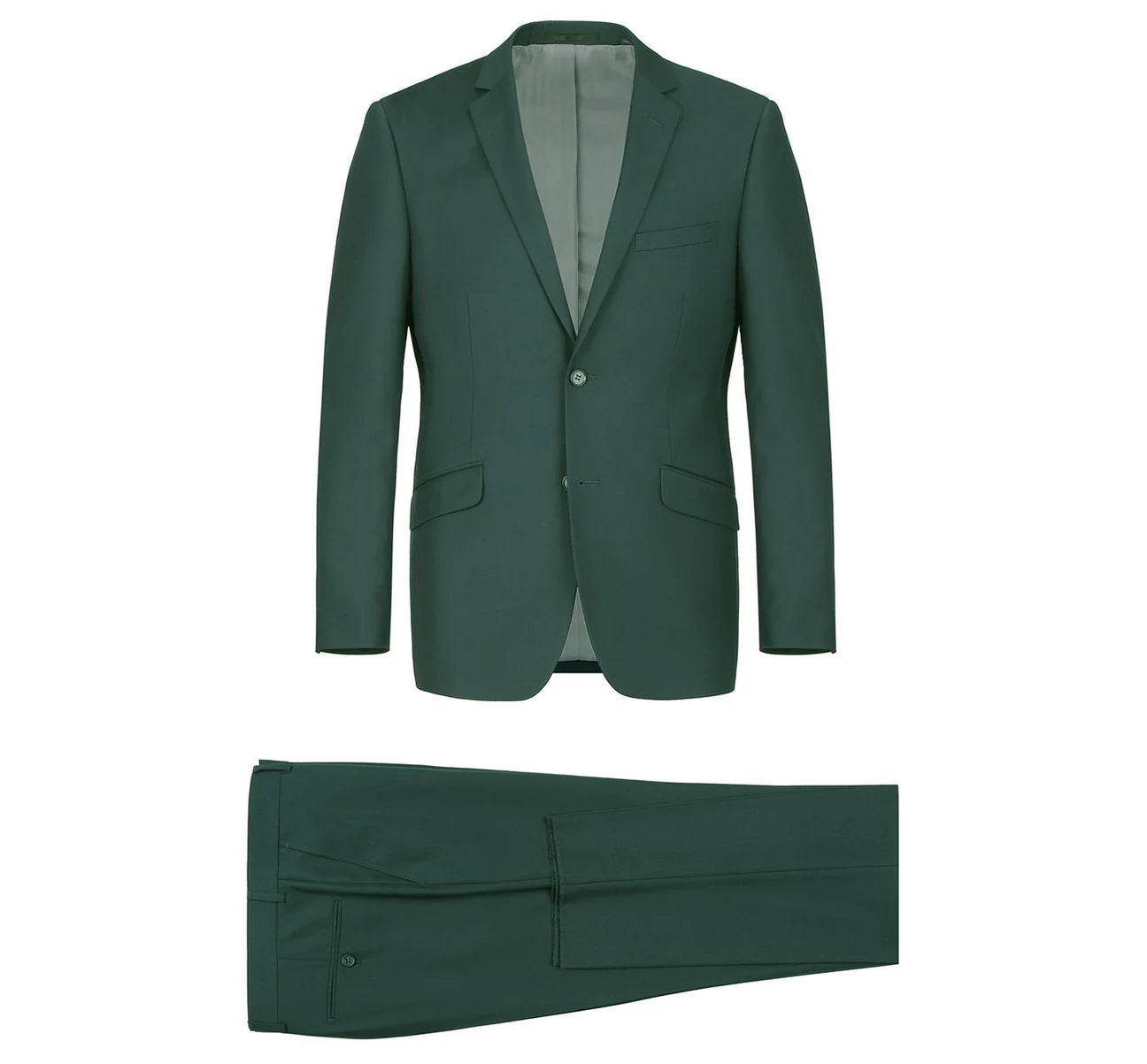 Berk's Prestige Suit Hunter Green 201-9 (3pc) / Slim / 40 Long Berk's Prestige Suit Hunter Green 201-9 (3pc) / Slim / 40 Long