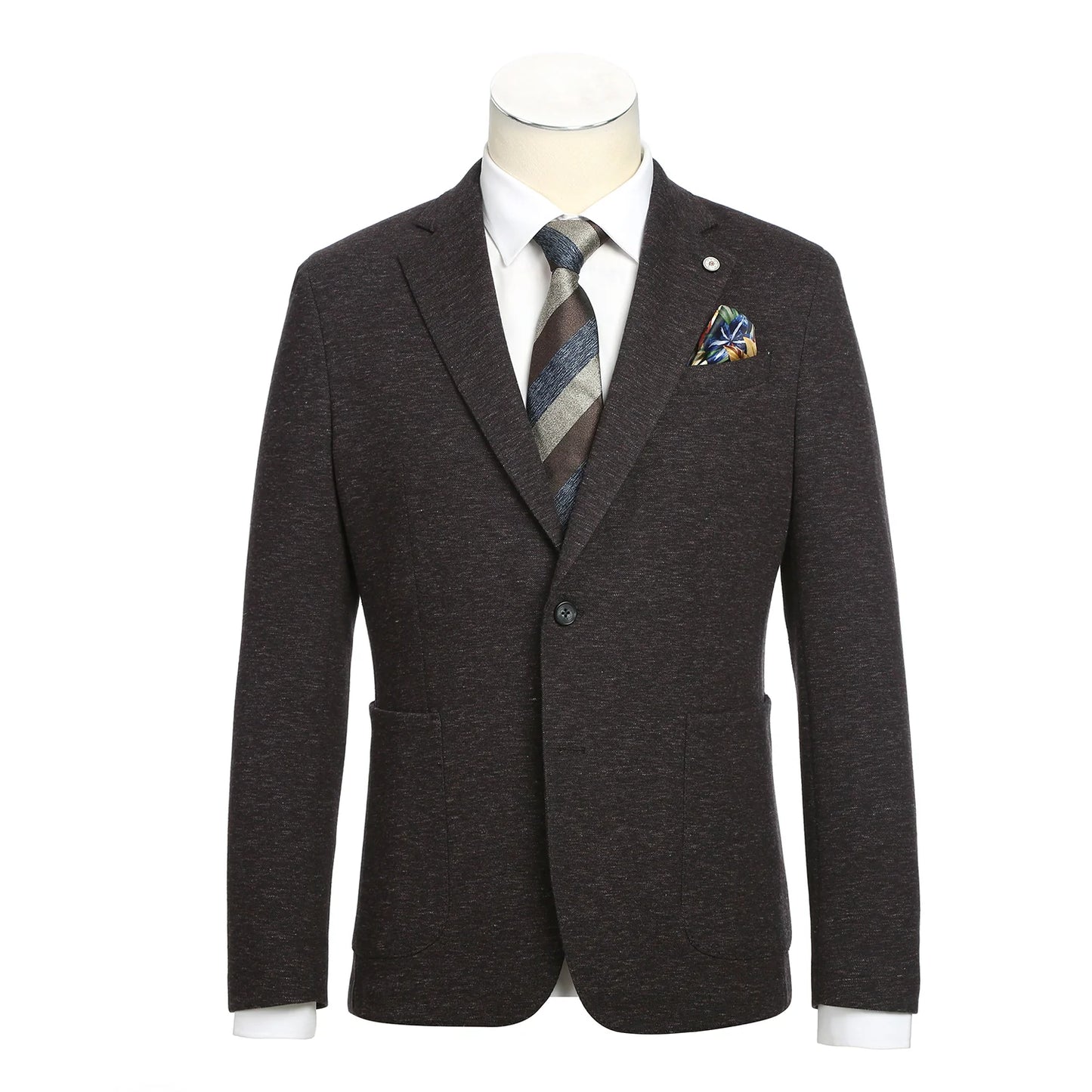 Knit Half Canvas Blazer