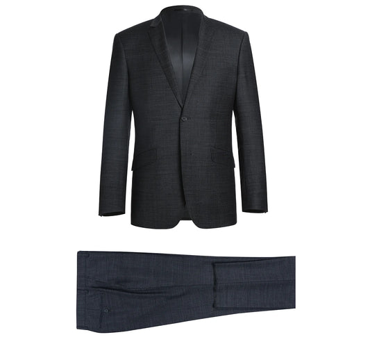 Two Piece Slim Fit Wool Blend Suit