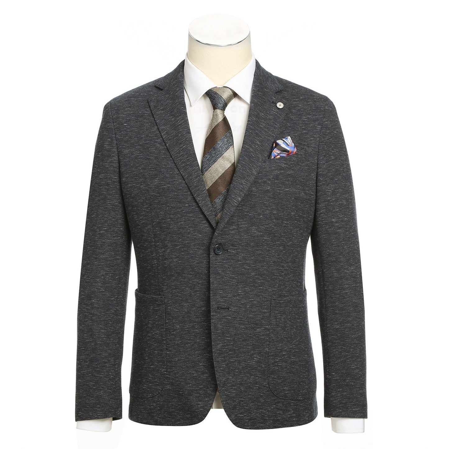 Knit Half Canvas Blazer