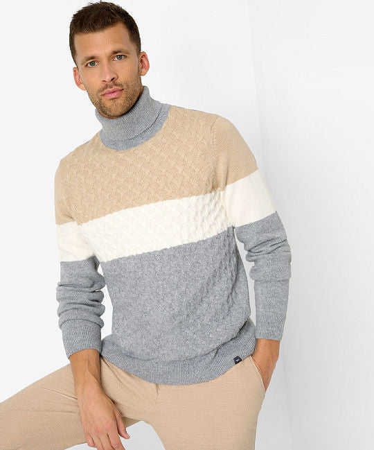 Brax Brian turtleneck pullover with modern look