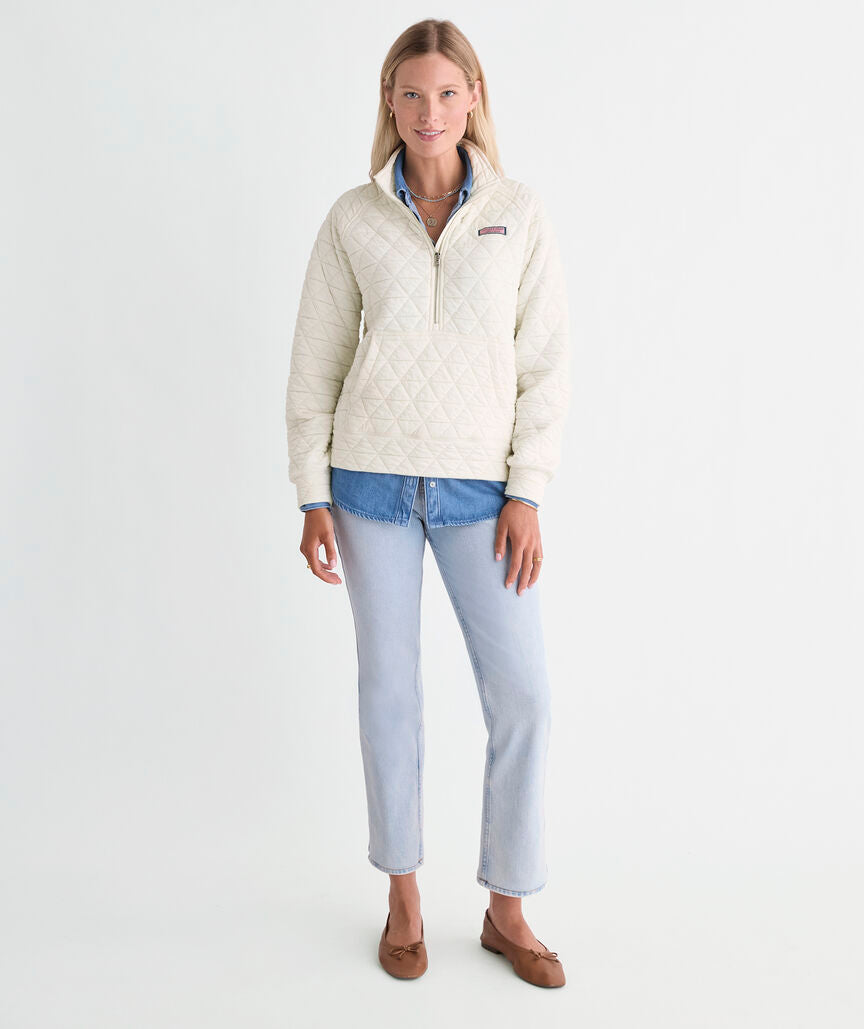 Coastal Quilted Half Zip