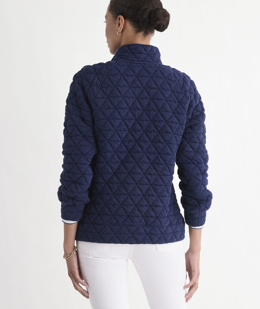 Coastal Quilted Half Zip