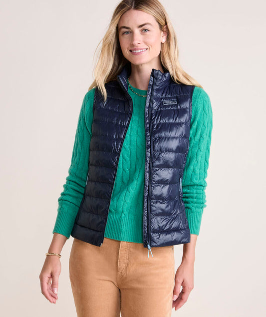 Channeled Puffer Vest