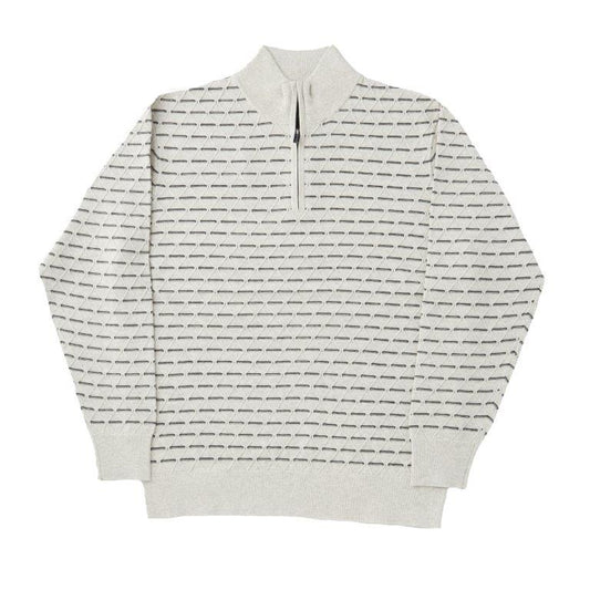 Tonal Diamond Quarter Zip