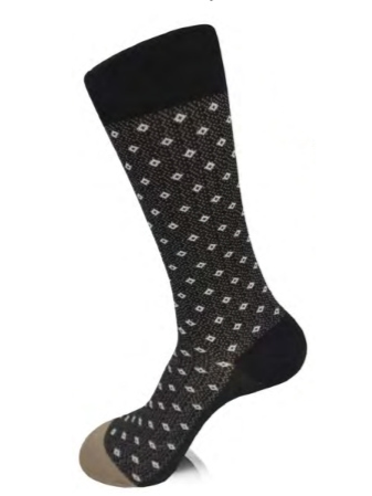 Vannucci Couture Mini Diamond Sock