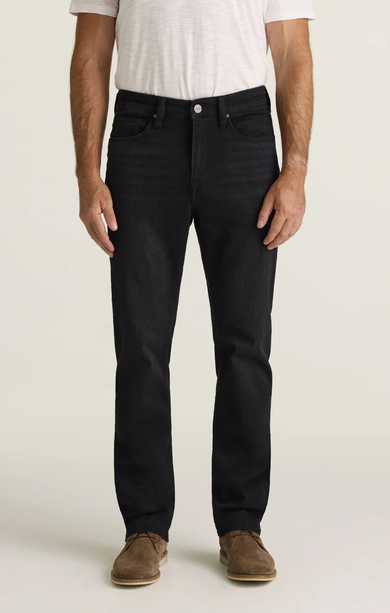 Charisma Relaxed Straight Jeans in Smoke Organic Ultra