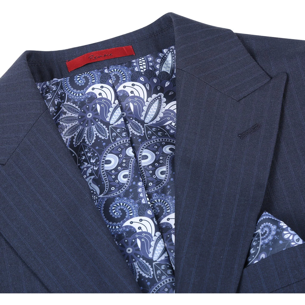 Prestige Navy Pinstripe Suit