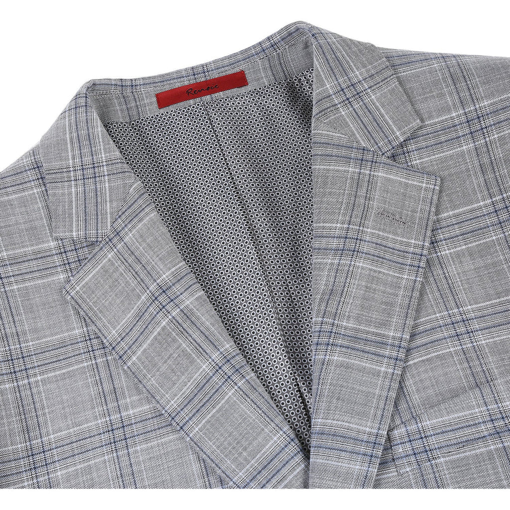 Classic Fit Checked Suit Jacket