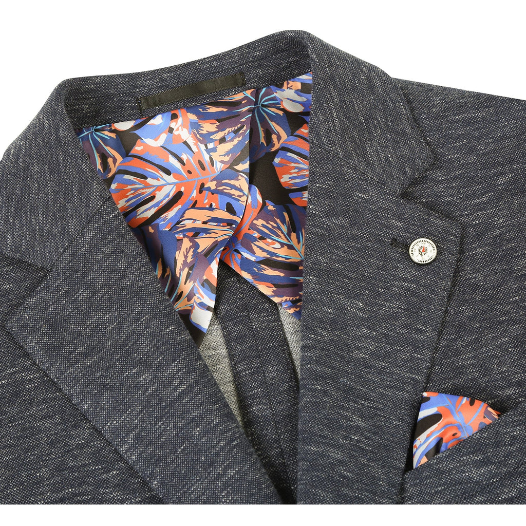 Knit Half Canvas Blazer