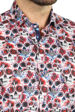 Load image into Gallery viewer, 7 DOWNIE SPORT SHIRT 5526-SS-SKULL : Lrg

