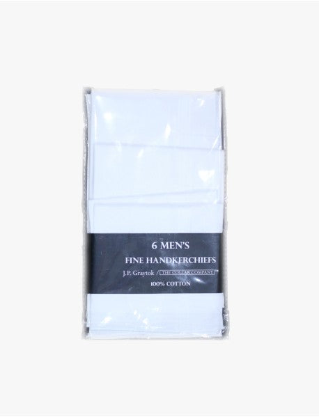 Cotton Handkerchief 6 Pack