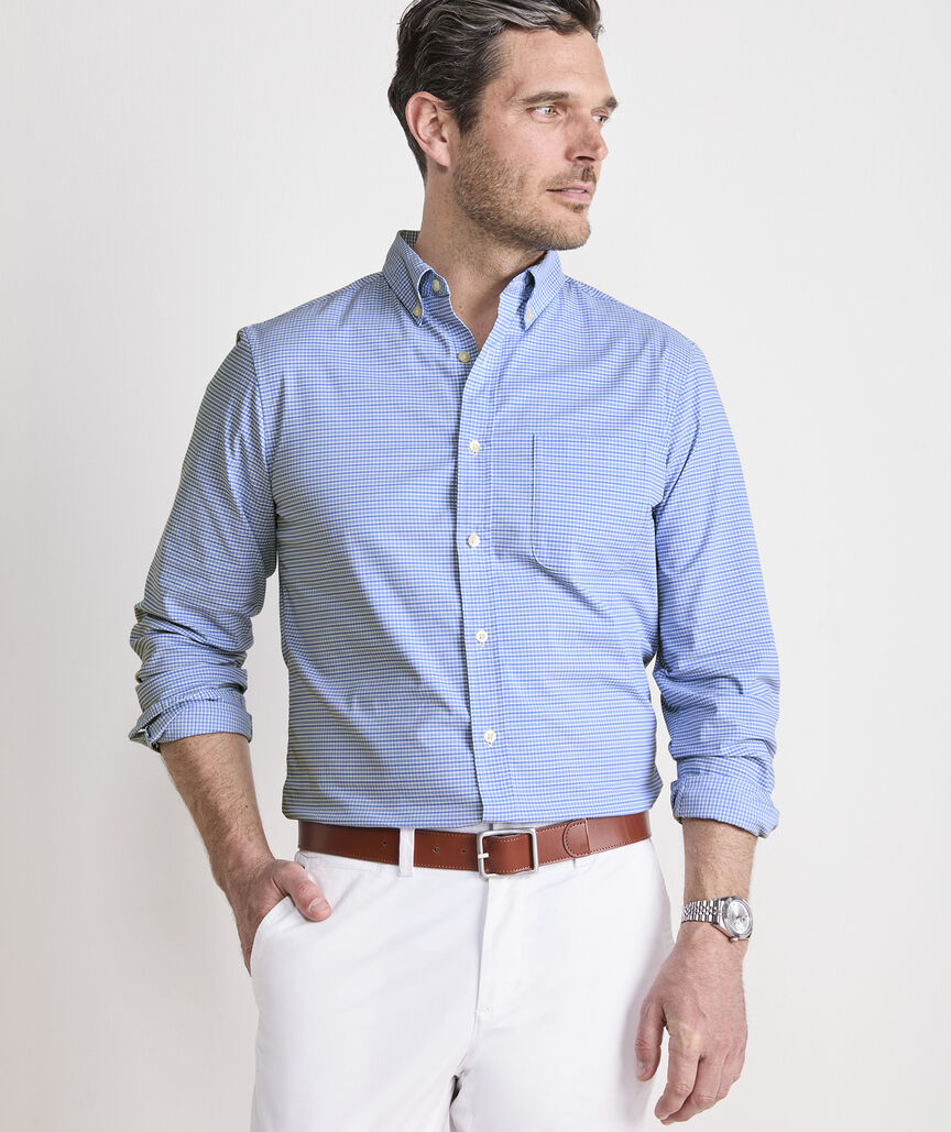 Tradewind Check Performance Cotton Shirt